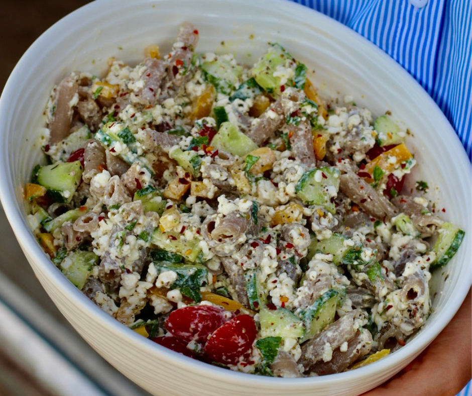 Creamy, Cheesy Pasta Salad – ViCera