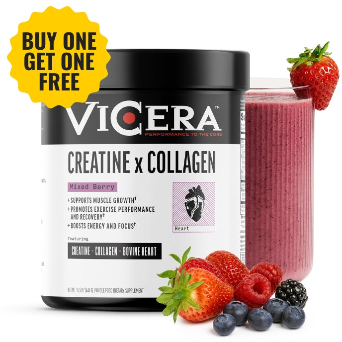 CREATINE X COLLAGEN | MIXED BERRY | REVOLUTIONARY BLEND - VICERA CREATINE X COLLAGEN | MIXED BERRY | REVOLUTIONARY BLEND - VICERA