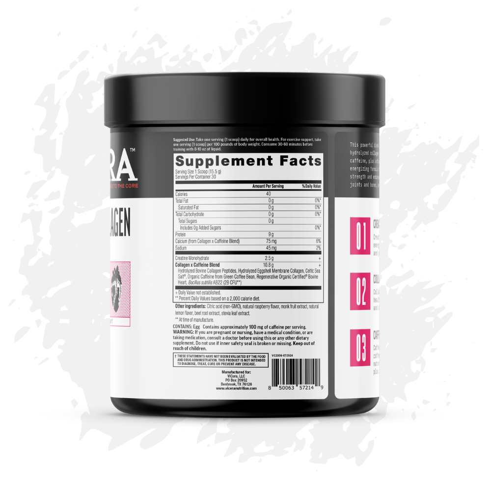 CREATINE X COLLAGEN X CAFFEINE | RASPBERRY LEMONADE