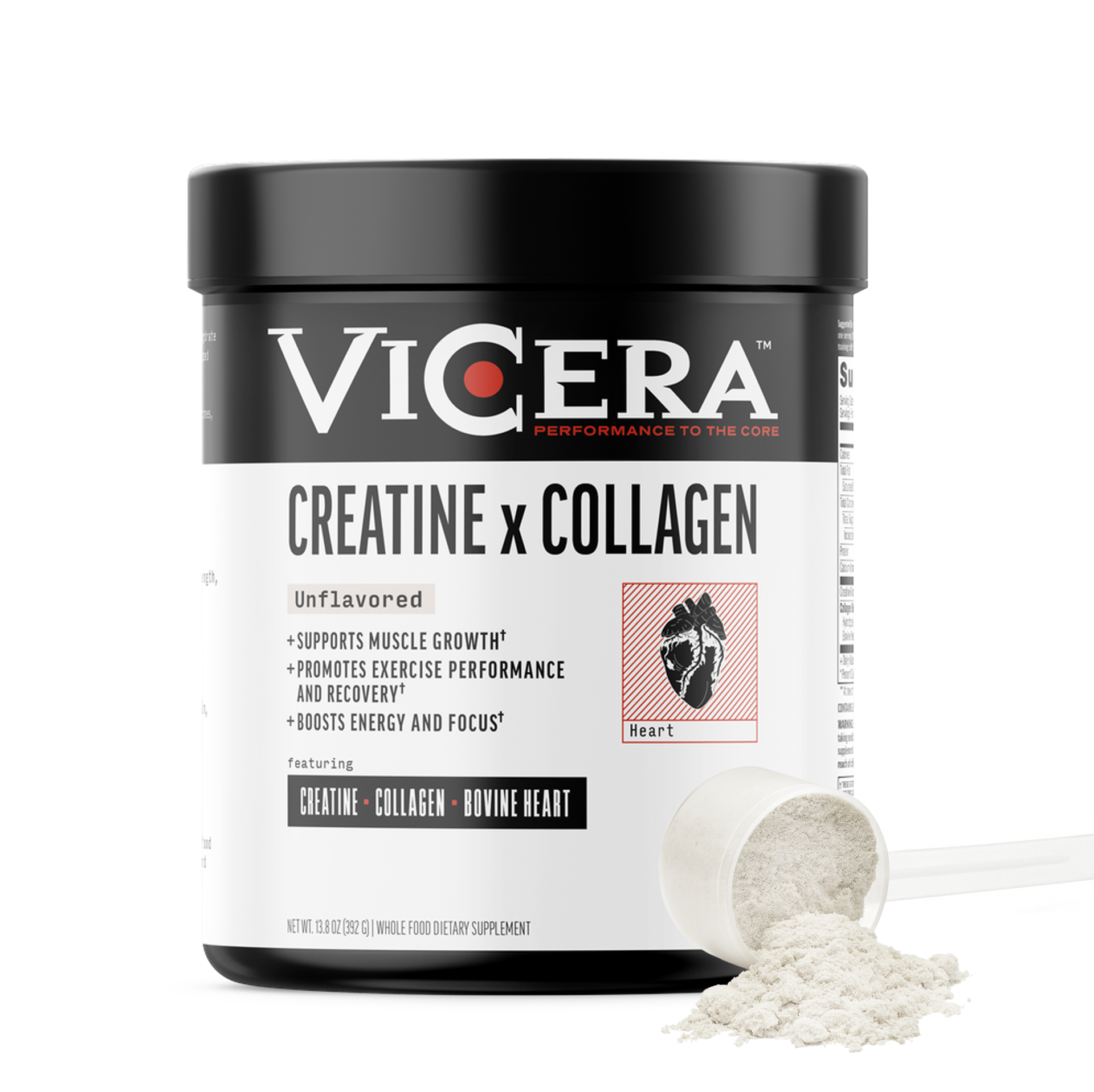 CREATINE X COLLAGEN | UNFLAVORED | REVOLUTIONARY BLEND - VICERA