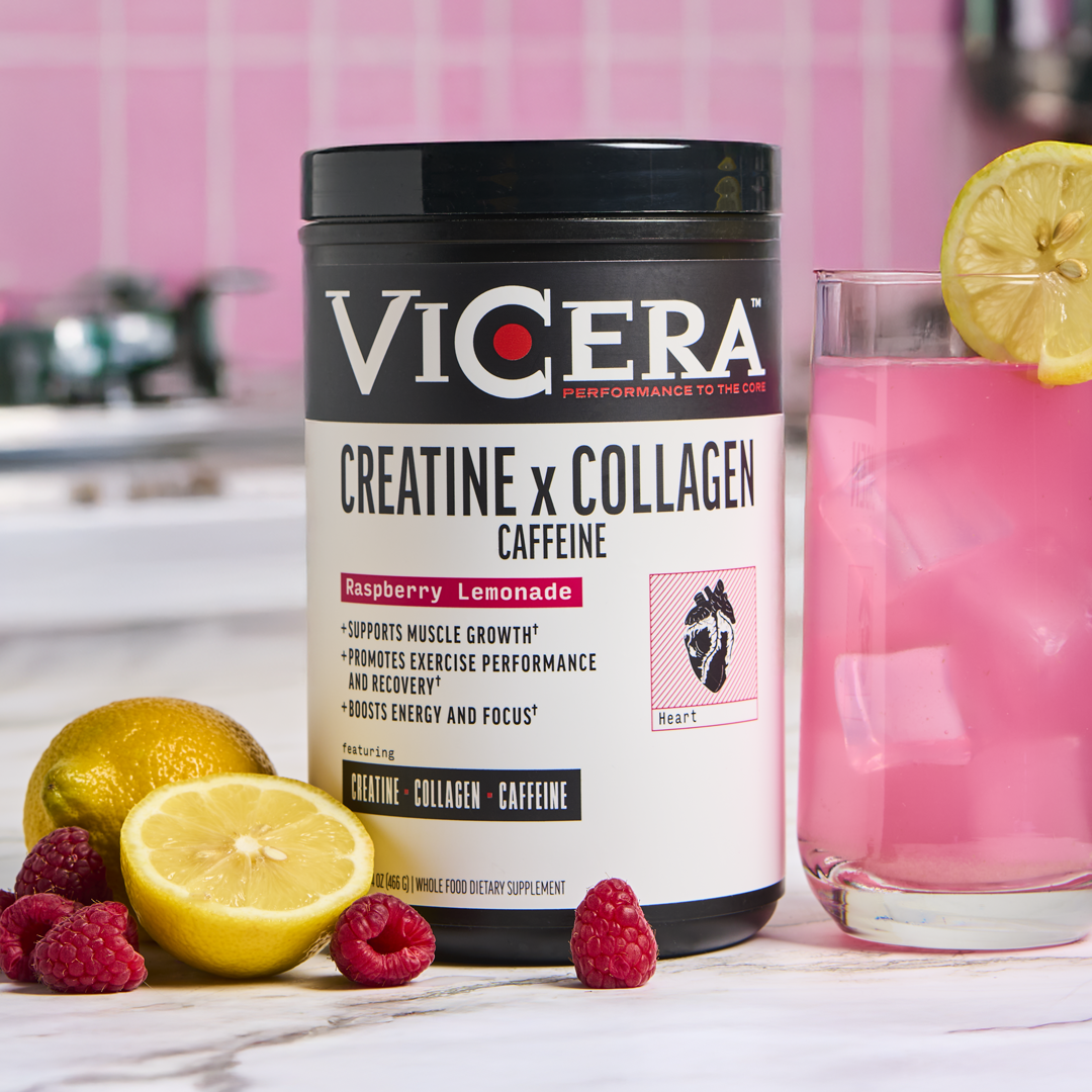 CREATINE X COLLAGEN X CAFFEINE | RASPBERRY LEMONDADE - VICERA CREATINE X COLLAGEN X CAFFEINE | RASPBERRY LEMONDADE - VICERA